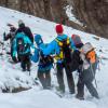 Bergwandern im Juni Bergwanderergruppe im Juni