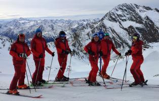 Gruppe Schneesportler*innen 