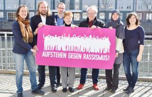 Bündnisfoto Aufstehen gegen Rassismus 